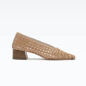 Miista Woven Taissa Court Pumps 39